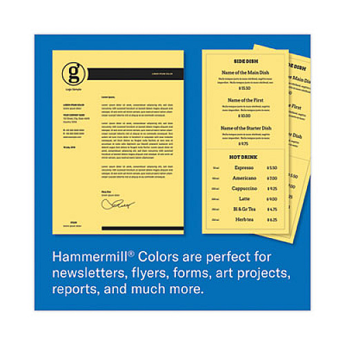 Hammermill Colors Print Paper, 20lb, 8.5 x 11, Buff, 500/Ream (103325)
