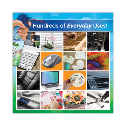 DustOff Disposable Compressed Air Duster, 12 oz Can (DPSXL12) 6 Pack