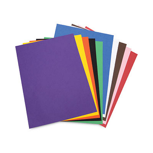 Pacon Tru-Ray Construction Paper, 76 lb Text Weight, 18 x 24, Assorted, 50/Pack 0.50" Height x 24" Width x 18" Length - Assorted - Sulphite - 50 / Pack (103095)