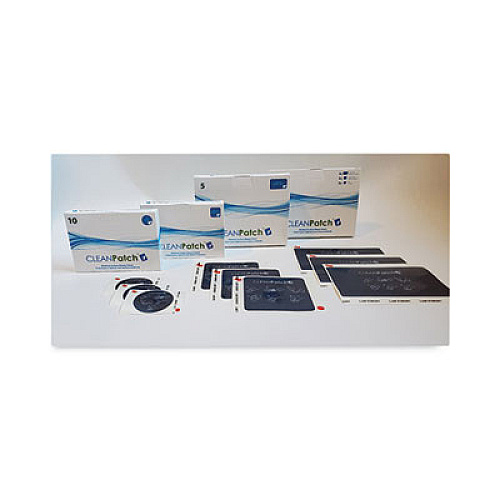 Clean Patch, 3.5 x 3.5, Dries Dark Blue, 5/Box, 5 Boxes/Carton