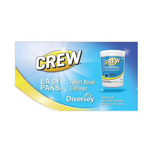 Crew Easy Paks Toilet Bowl Cleaner, Fresh Floral Scent, 0.5 oz Packet, 90 Packets/Tub, 2 Tubs/Carton