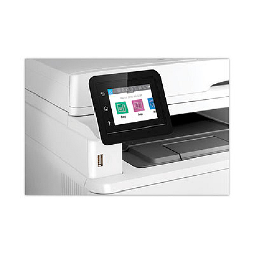 HP LaserJet Pro MFP 4101fdne Multifunction Laser Printer, Copy/Fax/Print/Scan Copier/Fax/Printer/Scanner - 63 ppm Mono Print - 4800 x 600 dpi Print - Automatic Duplex Print - Up to 80000 Pages Monthly - Color Flatbed Scanner - 1200 dpi Optical Sc (2Z618E)