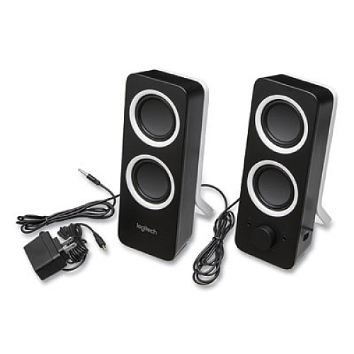 Logitech Z200 Multimedia 2.0 Stereo Speakers, Black (980000800)