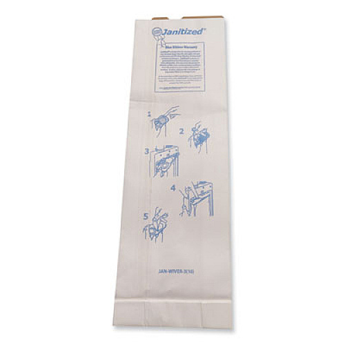 Vacuum Filter Bags Designed to Fit Windsor Versamatic, 100/Carton