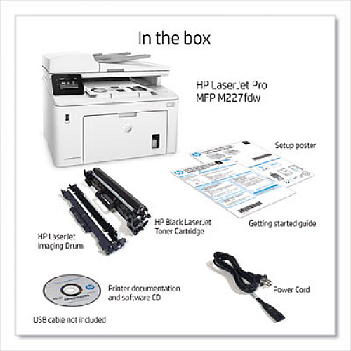 HP LaserJet Pro MFP M227fdw Printer, Copy/Fax/Print/Scan (G3Q75A)