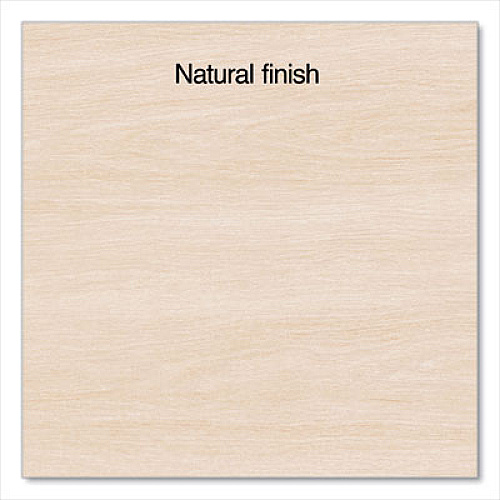 Union & Scale Essentials Writing Table-Desk, 42" x 23.82" x 29.53", Natural Wood/Silver (60411CC)