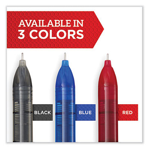Sharpie Professional Design Roller Ball Pen, Stick, Fine 0.5 mm, Blue Ink, Black/Blue Barrel, 4/Pack (2093197)