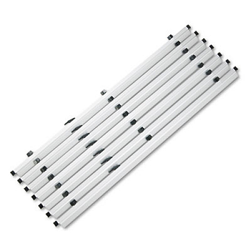 Sheet File Hanging Clamps, 100 Sheets Per Clamp, 42" Length, 6/Carton