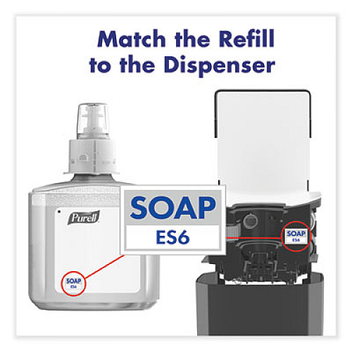 CLEAN RELEASE Technology HEALTHY SOAP Naturally Clean Foam, For ES6 Dispensers,  Fragrance-Free, 1,200 mL, 2/Carton