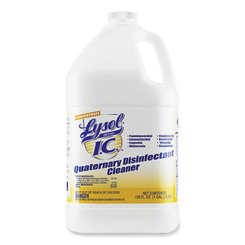 Lysol Quaternary Disinfectant Cleaner, 1gal Bottle, 4/Carton (74983CT)