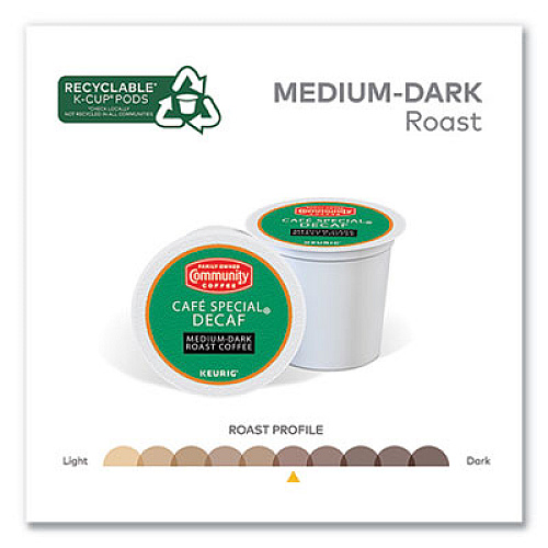 Community Coffee Cafe Special Decaf K-Cup, 24/Box (5000374327)