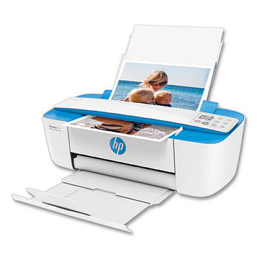 HP DeskJet 3755 All-in-One Printer, Copy/Print/Scan, Blue (J9V90A)