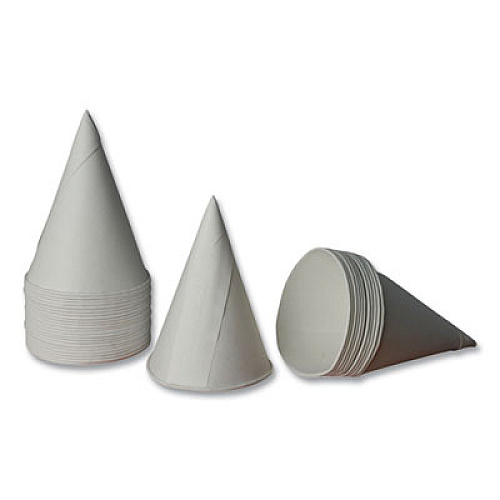 Eco Touch Cone Cups, 4.5 oz, Sugarcane, White, 5,000/Carton (CC45)