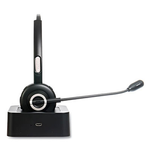 ZuM BT Mobile Office Monaural Over The Head Headset, Black