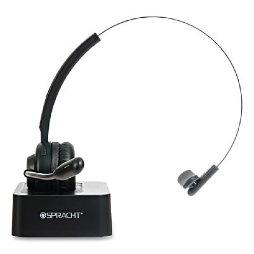 ZuM BT Mobile Office Monaural Over The Head Headset, Black