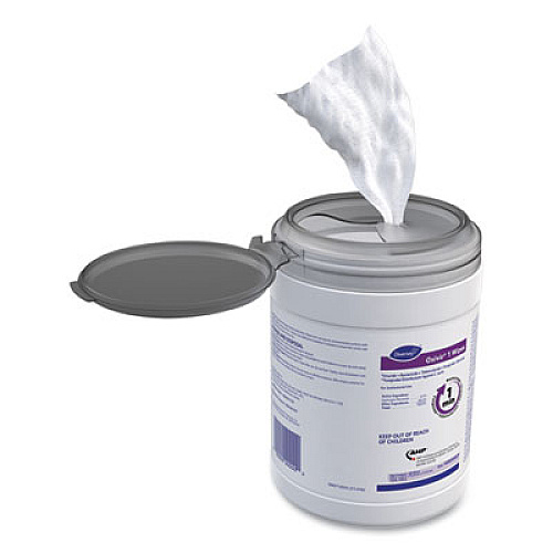 Oxivir 1 Wipes, 10 x 10, Characteristic Scent, 60 Canister, 12/Carton