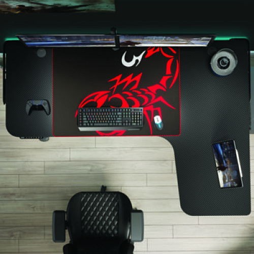 Eureka L-Shaped Standing Desk, Right Desk, 60" x 43.69" x 29.88" to 48.38", Black (01875)