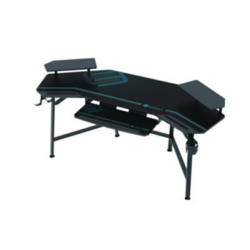 Eureka Aero Gaming Desk, 72.06" x 23.63" x 38", Black (E70B)