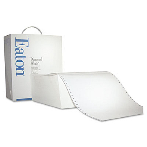 Southworth Continuous Feed Computer Paper, 1-Part, 20 lb Bond Weight, 9.5 x 11, White, 1, 000/Carton (3552010)
