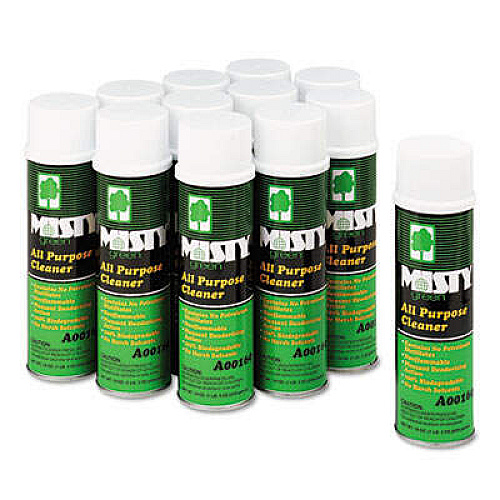 MISTY Citrus All-Purpose Cleaner For Multipurpose - Foam Spray - 19 fl oz (0.6 quart) - Citrus Scent - Non-flammable, Chlorine-free, Petroleum Free, Deodorize, Organic - White - 1 Each (1001583)
