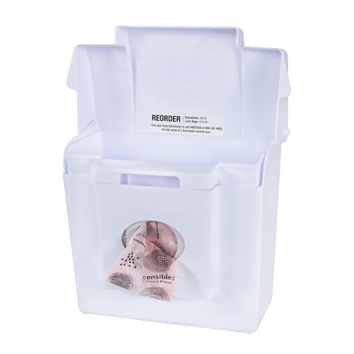 Scensibles Combination Receptacle Dispenser, White Plastic, 11.5"x9.75"x5.625", 1 Each, 6/mc (CDW)