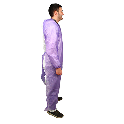 Impact 60 In. Isolation Gown L/s Elastic Wrists, Purple, 100/cs, Case Of 100 (MCPE-60P)