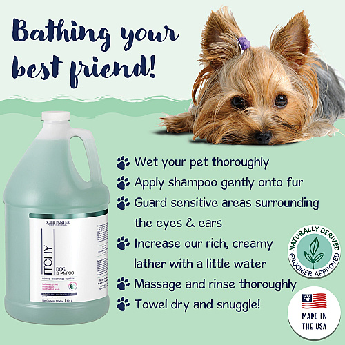 Bobbi Panter Signature Itchy Dog Shampoo, Tea Tree, Lavender Oil - 1 Gallon (BP00011)