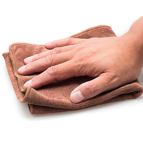 Smart Choice Microfiber Cloths 16x16 49gm Brown, Case Of 180 (M915100BR)