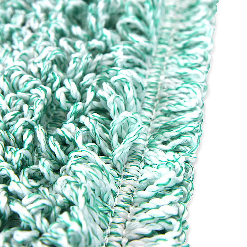 Wet & Dry Microfiber Mop Pad Looped 18" Green, Pack Of 12 (PNP860018G)