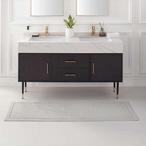 Host & Home Cotton Bath Mat 20x60 Light Gray - 1 Each (P-HH-BM-2060-GY)