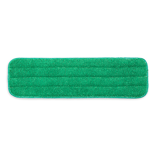 Microfiber Flat Wet Mop Pads Economy 18" Green - Pack Of 12 (M830018G-F)