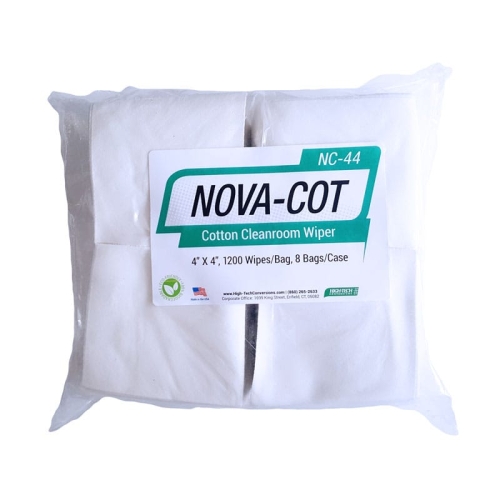 4x4,nova-cot Usa 100% Cotton Cleanroom Wipe,1200/b, Case Of 1200 (NC-44)