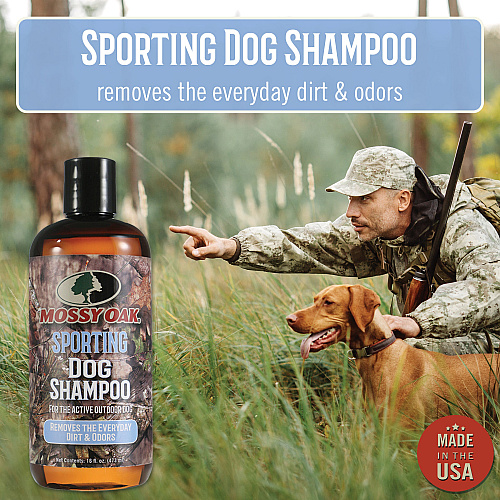 Mossy Oak Sporting Dog Shampoo, Woodsy Scent - 16 Oz Bottle (MO-00612)