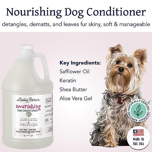 Bobbi Panter Botanicals Nourishing Dog Conditioner Shea Butter (gallon) - Case Of 4 (BP00077-CS)