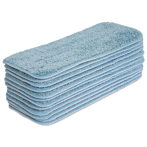 Microfiber Flat Wet Mop - 13", Blue - Pack Of 12 (M830013B)