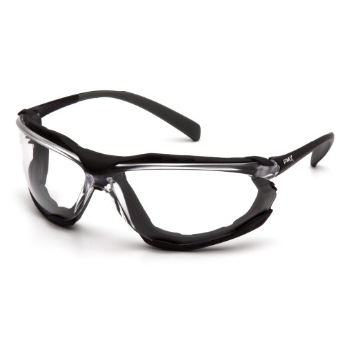 Proximity Foam Padded Safety Glasses, Clear Anti-fog Lens, Black Frame - 1 Each (SB9310ST)