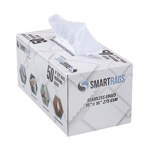 Smartrags Xl Microfiber 45 Gram 16x16 White, Case Of 400 (M930W)