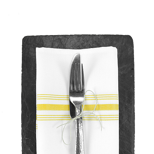 Mariposa Bistro Napkin 18x22 Gold Stripe - Case Of 120 (BISTRO-GLD-CS)
