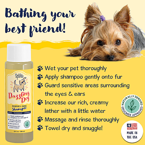 Bobbi Panter Signature Dazzling Dog Shampoo (13 Oz) Argan Oil, Vitamin A, Geranium And Chamomile - Case Of 12 (BP00012-CS)