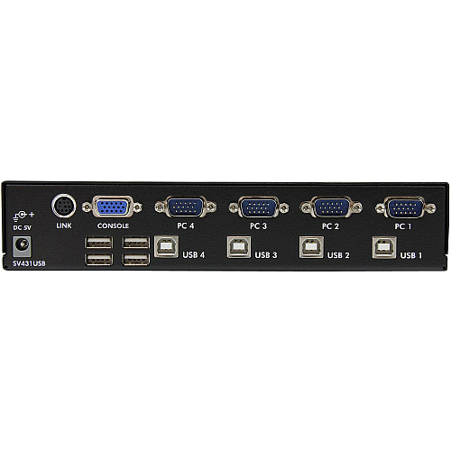 StarTech 4 Port Vga Usb Kvm Switch With Hub (SV431USB)