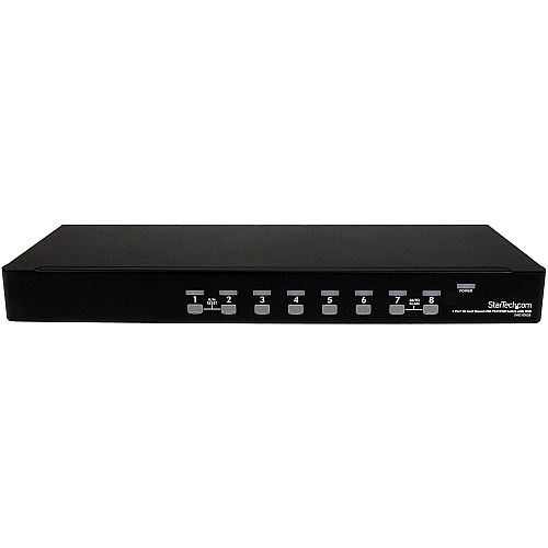 StarTech 8 Port 1u Rackmount Usb Ps/2 Kvm Switch (SV831DUSB)