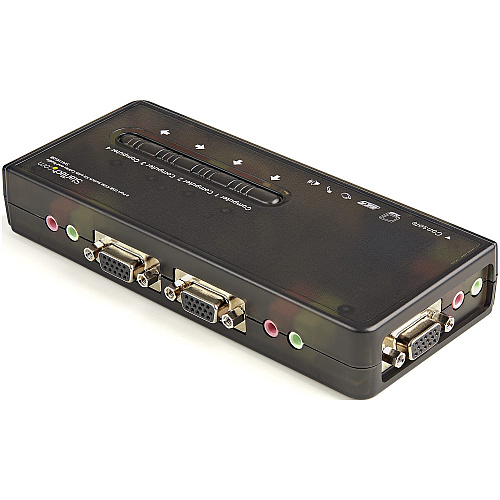 StarTech 4 Port Usb Kvm Switch W/ Audio & Cables (SV411KUSB)