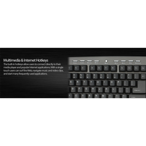 Adesso Wintouch Full Size Usb Touchpad Keyboard (AKB430UG)