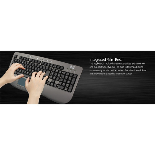 Adesso Wintouch Full Size Usb Touchpad Keyboard (AKB430UG)