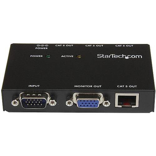 StarTech 4 Port Vga Video Extender Over Cat 5 (ST1214T)