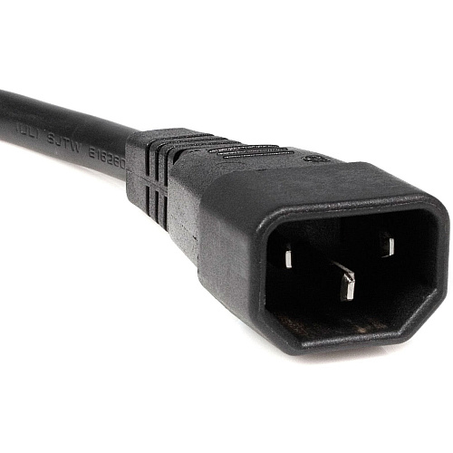 StarTech 10ft Power Extension Cord C14 To 2x C13 (PXT100Y)