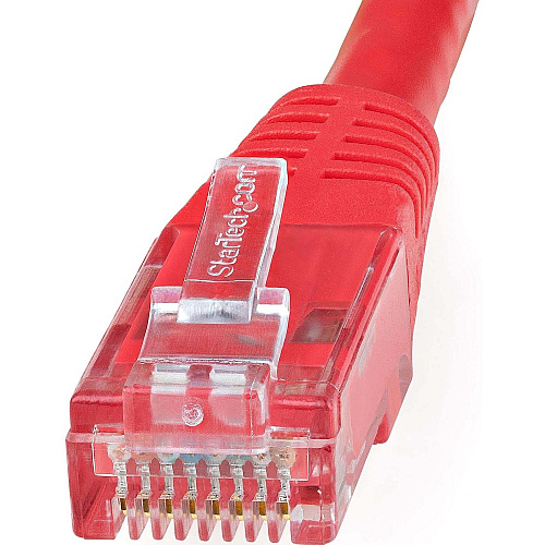 StarTech 7ft Cat6 Ethernet Cable Red Cat 6 Poe (C6PATCH7RD)