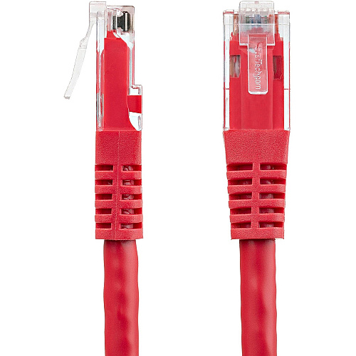 StarTech 3ft Cat6 Ethernet Cable Red Cat 6 Poe (C6PATCH3RD)