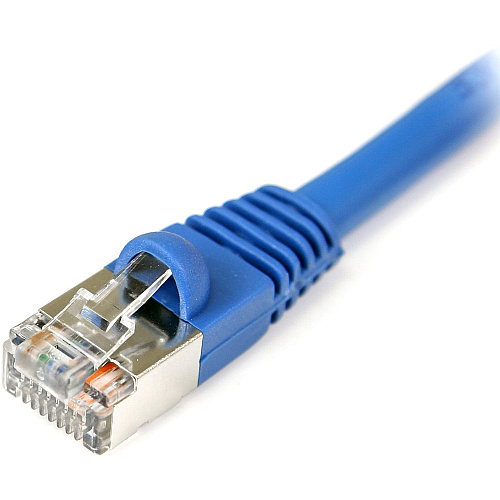 StarTech 7ft Blue Shielded Cat5e Patch Cable (S45PATCH7BL)