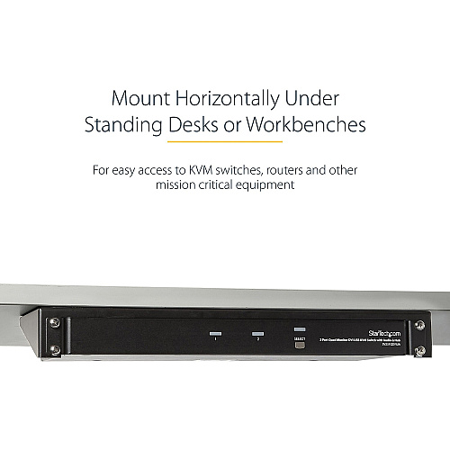StarTech 1u 19in Vertical Wall Mount Rack Bracket (RK119WALLV)